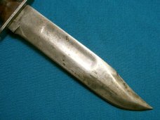 VINTAGE KABAR KA-BAR OLEAN NY USA MARK MK1 MK2 FIXED BLADE HUNTING SKINNING KNIFE KNIVES SHEATH OLD