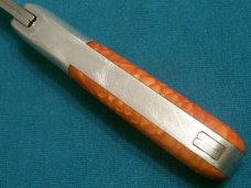 VINTAGE CUSTOM HANDLE QUEEN STEEL #22 BARLOW BAREHEAD JUMA SCALE FOLDING POCKET PEN KNIFE KNIVES OLD