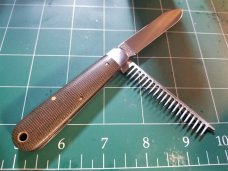 Great Eastern Tidioute #15 OD Green Canvas Micarta Urban Jack Knife 152221 GEC