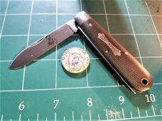 Great Eastern Tidioute #15 OD Green Canvas Micarta Urban Jack Knife 152221 GEC