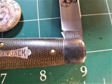 Great Eastern Tidioute #15 OD Green Canvas Micarta Urban Jack Knife 152221 GEC