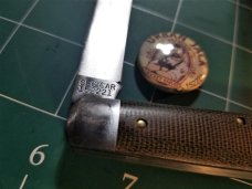 Great Eastern Tidioute #15 OD Green Canvas Micarta Urban Jack Knife 152221 GEC
