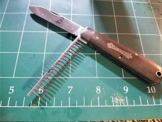 Great Eastern Tidioute #15 OD Green Canvas Micarta Urban Jack Knife 152221 GEC