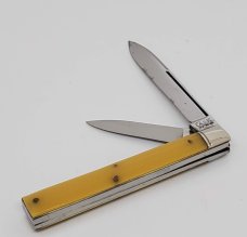 Case Tested XX 3285LP Yellow Composition 2 Blade Knife