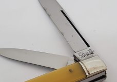 Case Tested XX 3285LP Yellow Composition 2 Blade Knife 