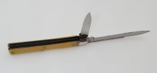 Case Tested XX 3285LP Yellow Composition 2 Blade Knife 