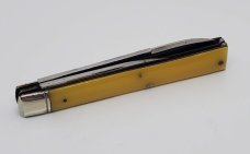 Case Tested XX 3285LP Yellow Composition 2 Blade Knife 