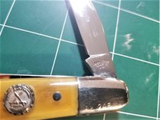 CANAL STREET MUSKRAT 2009 NKCA CLUB KNIFE 245 OF 485 BUTTERSCOTH SMOOTH HORN