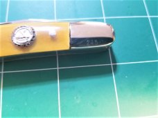 CANAL STREET MUSKRAT 2009 NKCA CLUB KNIFE 245 OF 485 BUTTERSCOTH SMOOTH HORN