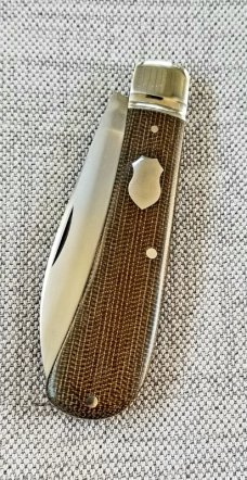 DrT custom Zulu pattern, Micarta and CPM-154, 3.75" closed , THIS IS THE WAY