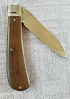 DrT custom Zulu pattern, Micarta and CPM-154, 3.75" closed , THIS IS THE WAY