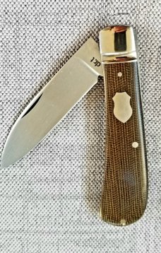 DrT custom Zulu pattern, Micarta and CPM-154, 3.75" closed , THIS IS THE WAY
