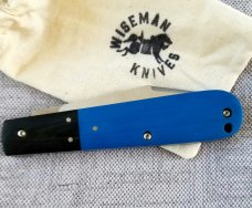 Wiseman Custom  Barlow Knife,4.5", micarta scales and bolsters