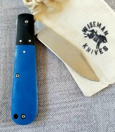 Wiseman Custom  Barlow Knife,4.5", micarta scales and bolsters