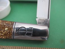 Great Eastern Glitter Gold Acrylic Barlow Pattern # 152121