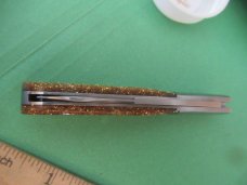 Great Eastern Glitter Gold Acrylic Barlow Pattern # 152121