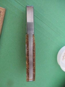 Great Eastern Glitter Gold Acrylic Barlow Pattern # 152121