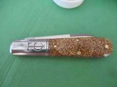 Great Eastern Glitter Gold Acrylic Barlow Pattern # 152121