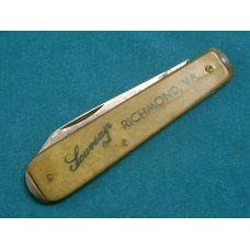 VINTAGE AD ADVERTISING RICHMOND VIRGINIA VA SLEEVEBOARD FOLDING POCKET JACK PEN KNIFE KNIVES OLD