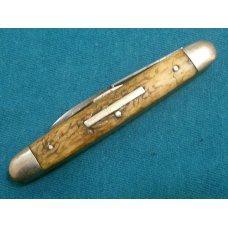 VINTAGE BONE CENTAUR CUTLERY EQUAL END CIGAR FOLDING POCKET JACK PEN KNIFE KNIVES OLD