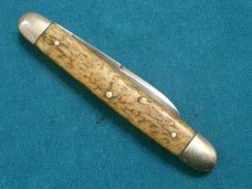 VINTAGE BONE CENTAUR CUTLERY EQUAL END CIGAR FOLDING POCKET JACK PEN KNIFE KNIVES OLD