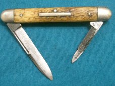 VINTAGE BONE CENTAUR CUTLERY EQUAL END CIGAR FOLDING POCKET JACK PEN KNIFE KNIVES OLD
