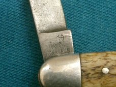 VINTAGE BONE CENTAUR CUTLERY EQUAL END CIGAR FOLDING POCKET JACK PEN KNIFE KNIVES OLD