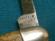 VINTAGE BONE CENTAUR CUTLERY EQUAL END CIGAR FOLDING POCKET JACK PEN KNIFE KNIVES OLD