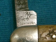 VINTAGE BONE CENTAUR CUTLERY EQUAL END CIGAR FOLDING POCKET JACK PEN KNIFE KNIVES OLD
