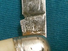 VINTAGE RICHARDS SHEFFIELD ENGLAND EQUAL END PEN JACK FOLDING POCKET KNIFE KNIVES OLD