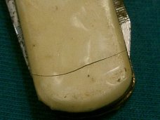 VINTAGE GERMANY MONTREAL AD SOUVENIR LOBSTER CLASP PEN JACK FOLDING POCKET KNIFE KNIVES OLD