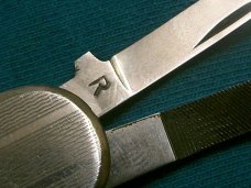 VINTAGE STAINLESS EQUAL END CIGAR PEN JACK FOLDING POCKET FILE KNIFE KNIVES OLD SWEDEN GERMANY