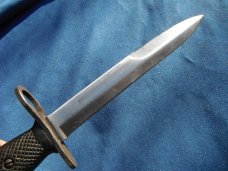Vietnam Era  BOC Bauer US M7 Bayonet with (newer) M10 Scabbard   