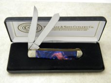 Case XX  USA 9207 Engraved Bolster Series 7 Dot Mini Trapper Knife NIB