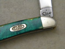 Case XX USA 9220CE Green Corelon 3 Dot Peanut Knife NIB