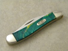 Case XX USA 9220CE Green Corelon 3 Dot Peanut Knife NIB