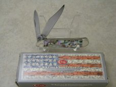 Case XX SS USA 2014 Abalone Pearl 8220 125 Years Peanut Knife NIB