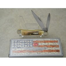 Case XX USA 1 Dot Stag 5220 SS Peanut Knife NIB