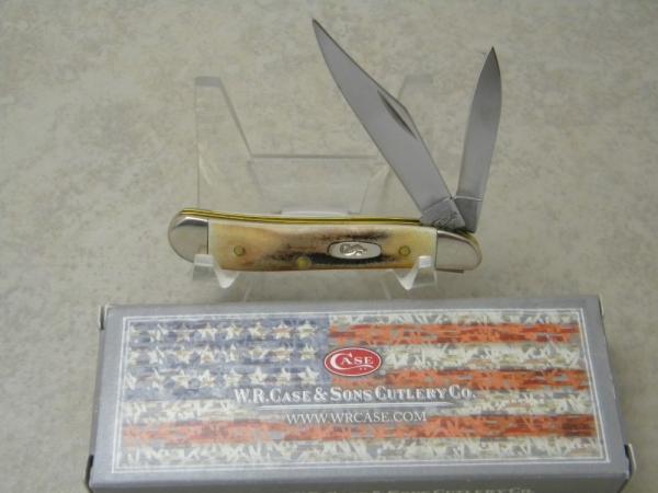 Case XX USA 1 Dot Stag 5220 SS Peanut Knife NIB Case XX USA 1 Dot Stag 5220 SS Peanut Knife NIB