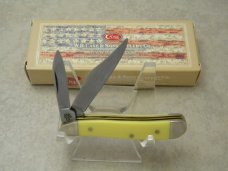 Case XX USA 2017 Yellow Composition 3207 SS Mini Trapper Knife NIB
