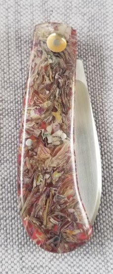 Vincenzo Balistreri Custom Zulu 3.625" clsd, Liracarta, ole Italian money, shadow ..brass accents 