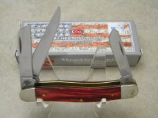 Case XX USA 2018 Red Pearl 10318 SS Serpentine Stockman Knife in Box