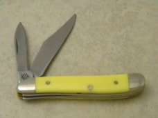 Case XX USA 2 Dot Yellow 3220 SS Peanut Knife