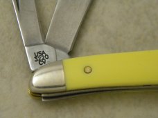 Case XX USA 2 Dot Yellow 3220 SS Peanut Knife