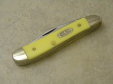 Case XX USA 2 Dot Yellow 3220 SS Peanut Knife