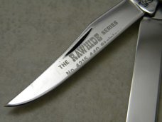 Queen Cutlery USA No. 4215 The Rawhide Series Wood Trapper Knife c.1980