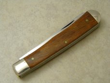 Queen Cutlery USA No. 4215 The Rawhide Series Wood Trapper Knife c.1980
