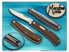 Rick Menefee Single Blade Trapper in Cocobolo