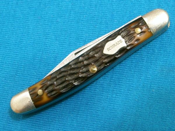 VINTAGE SMALL SCHRADE US 219 SERPENTINE STOCKMAN JACK FOLDING POCKET KNIFE KNIVES OLD VINTAGE SMALL SCHRADE US 219 SERPENTINE STOCKMAN JACK FOLDING POCKET KNIFE KNIVES OLD