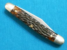 VINTAGE SMALL SCHRADE US 219 SERPENTINE STOCKMAN JACK FOLDING POCKET KNIFE KNIVES OLD